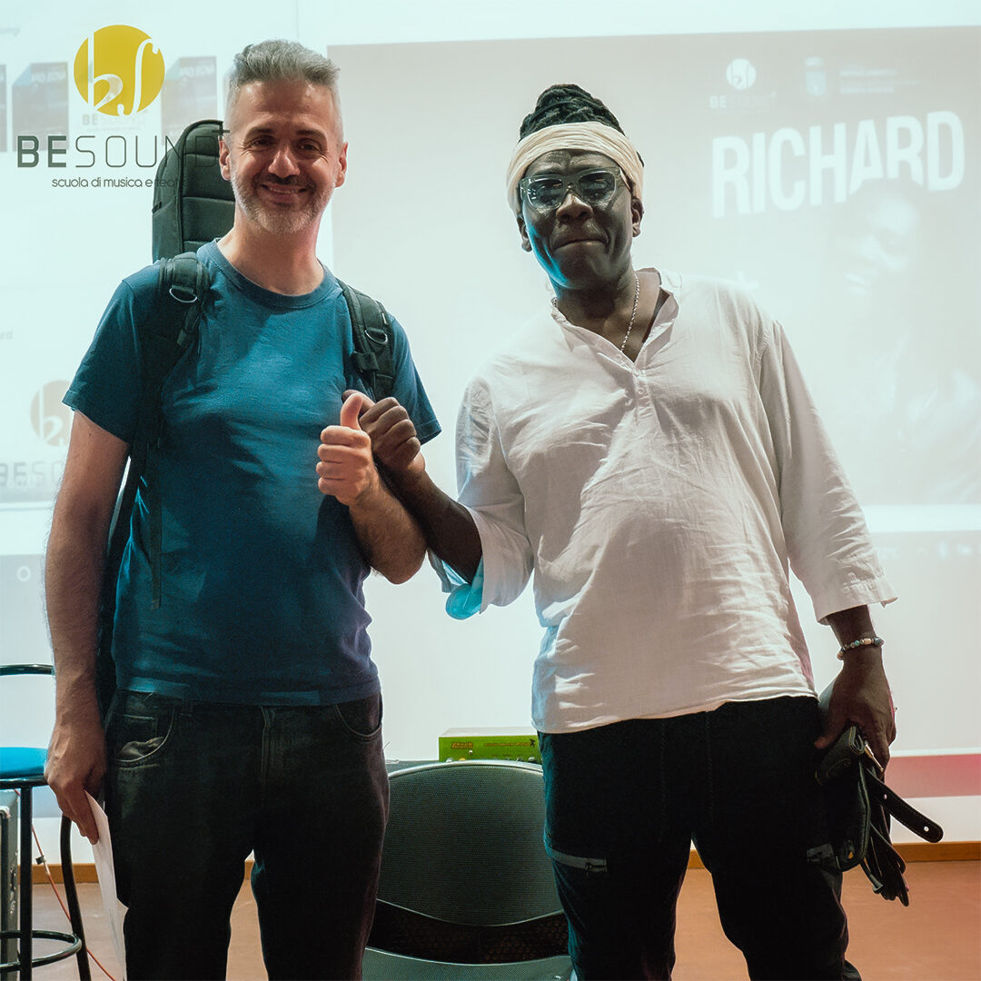 Marcello Zappatore con Richard Bona