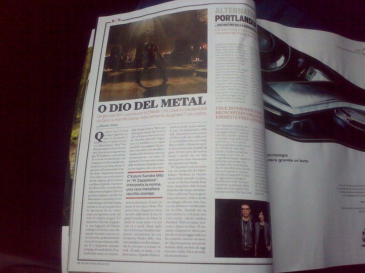 Articolo su W ZAPPATORE pubblicato su ROLLING STONE