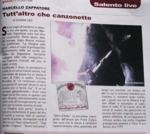 intervista su qui salento luglio 2009