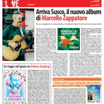 Susco il nuovo album di Marcello Zappatore su BELPAESE